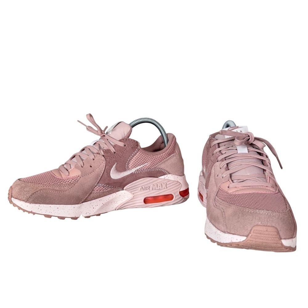 Nike Air Max Excee Women Size 9 Pink Oxford Rose Whisper Suede Sneaker Shoe - Picture 3 of 9